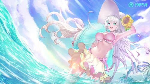 10、天选官方动态壁纸【水着天选姬】