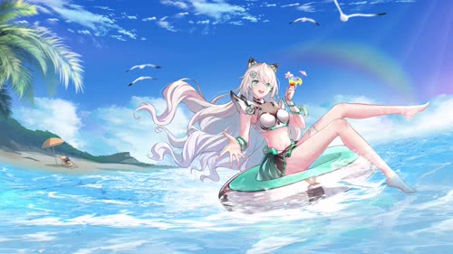 18、天选官方动态壁纸【夏日海边】