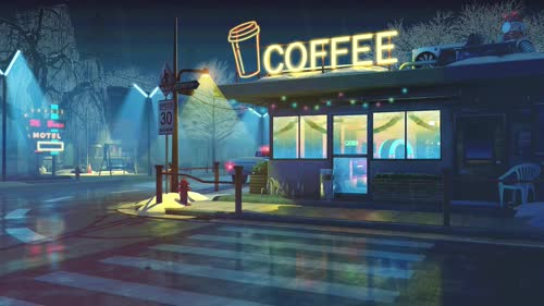 Coffee Shop (Cyberpunk)