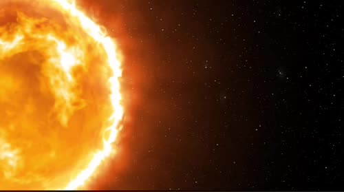 HD Burning Sun Free Background - Motion Graphics