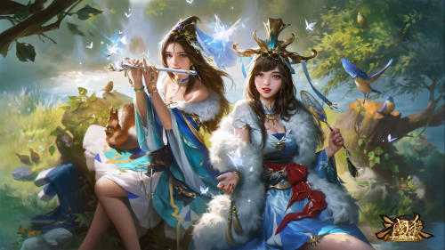 才颜双绝-甄姬.魏蔡文姬