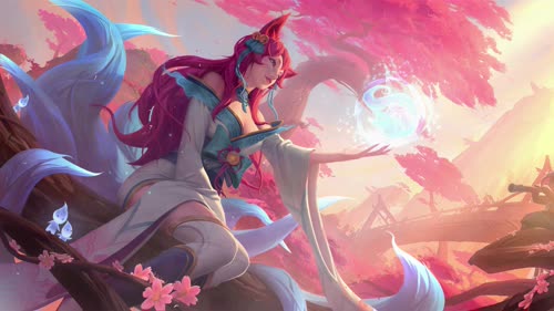 ahri-spirit-blossom 4K
