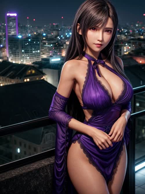 蒂法，AI绘制。