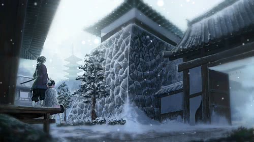 Demon slayer kimetsu no yaiba snowfall