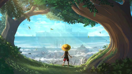 Anime One Piece Monkey D Luffy Live Wallpaper
