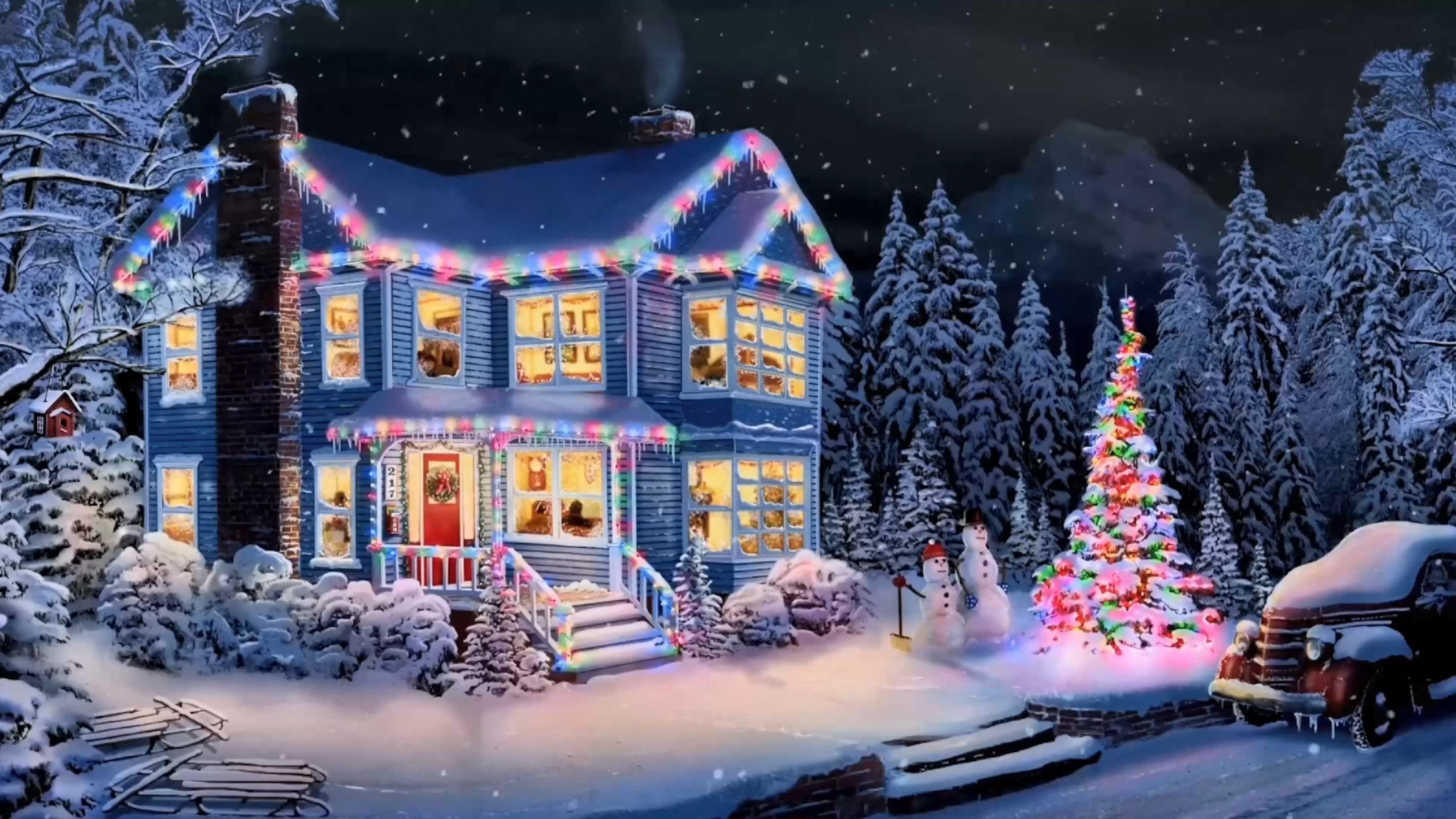 Decorated Home (ZH Holiday Collection Wallpaper)