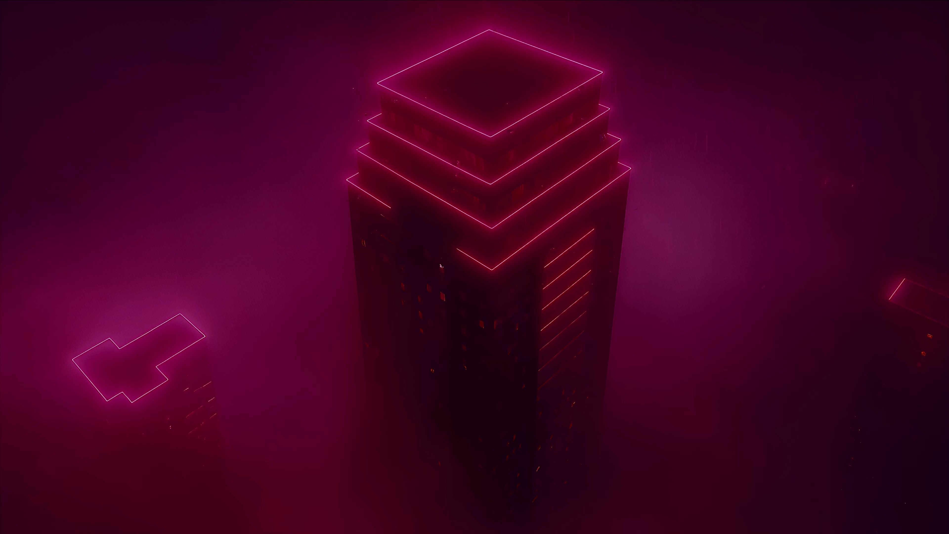 Neon Building (ZH Wallpaper)