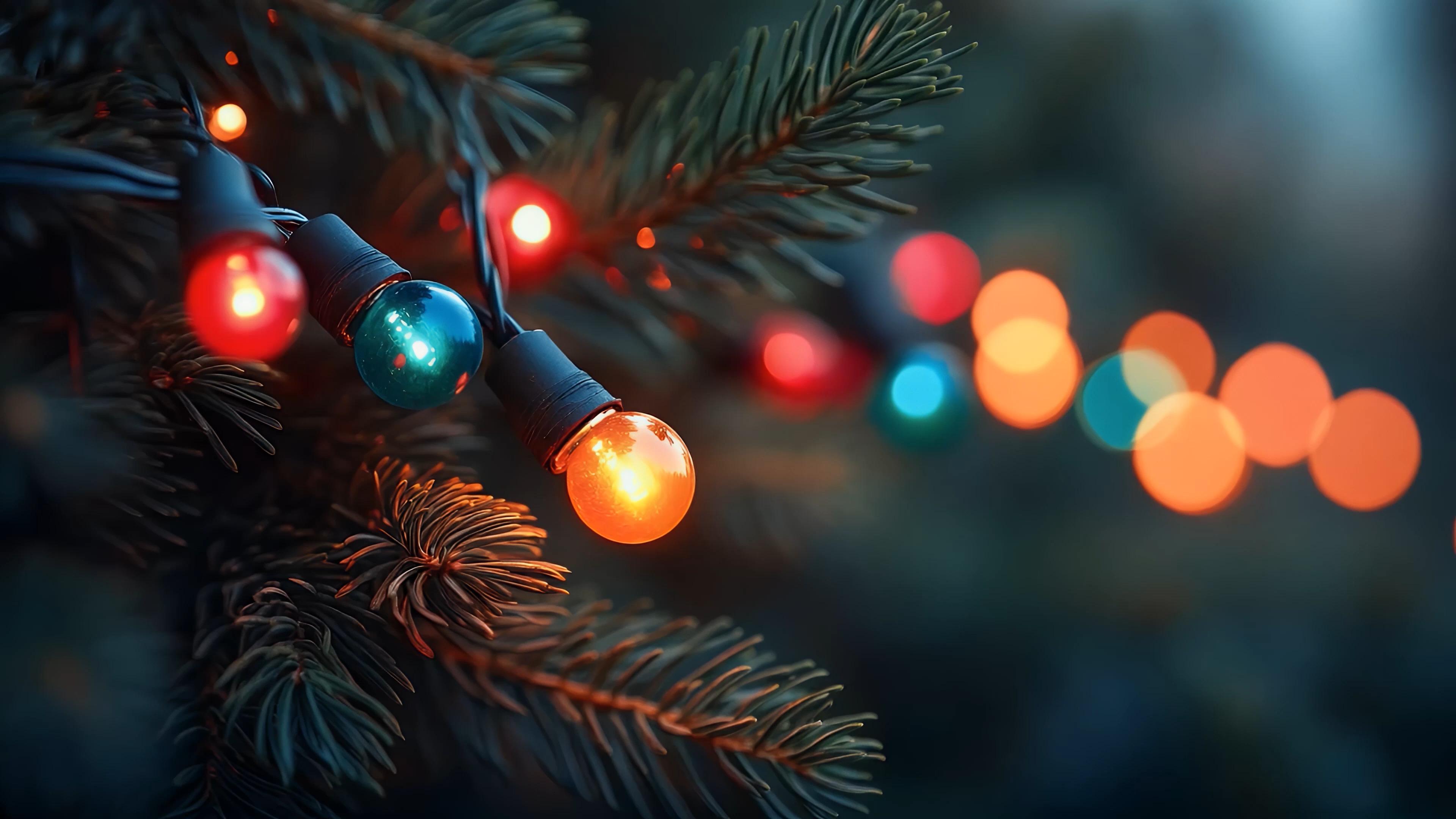 Tree Lights (ZH Holiday Collection Wallpaper)
