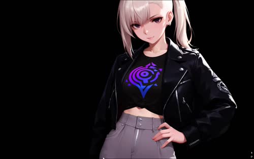 小也 GirllDark Background|Dark&Colored Versions|4K