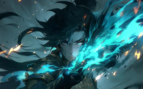 小也 赛博color-水墨三玄色-炫焰