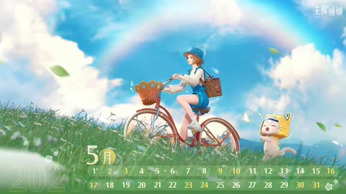 无限暖暖2026年5月日历