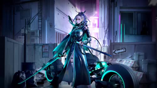 机车美女