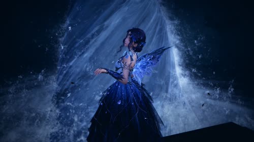 暖暖-精灵套深蓝水龙卷