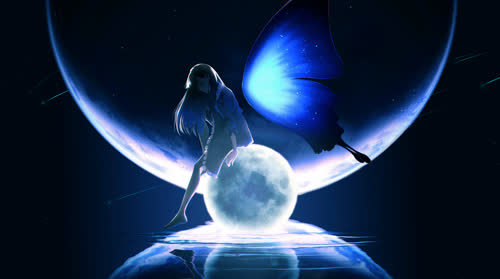 静态 Moon Butterfly-月光蝶
