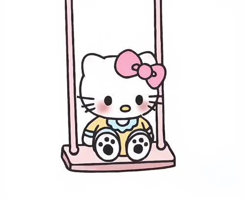 HelloKitty荡秋千