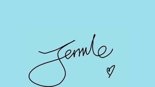 Jennie签名