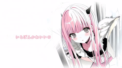 粉色恶魔少女