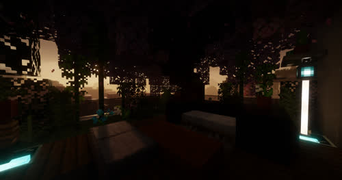 [MC]清晨下的樱花树